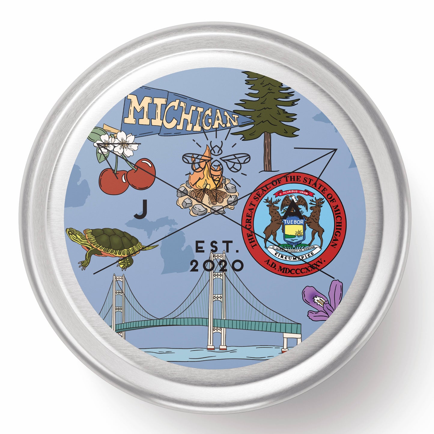 Michigander 4 oz Travel Candle