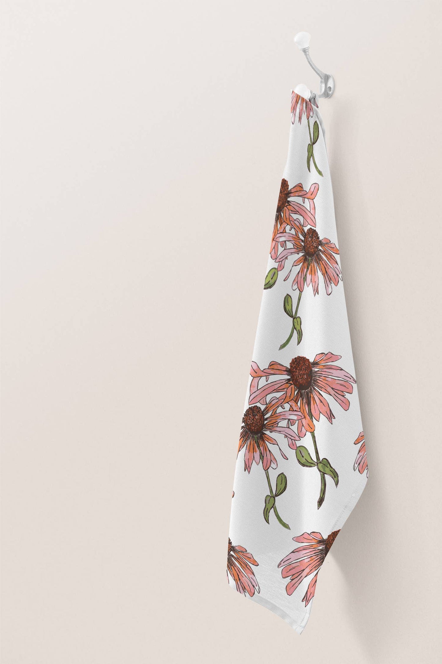 Cone Flower Hand Towel (15" x 25")