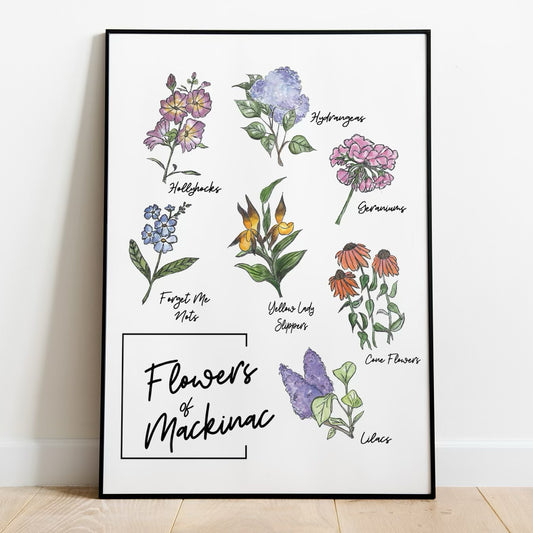 Flowers of Mackinac - Art Print