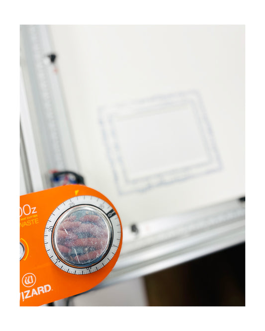 Clouds in My Coffee Original Block Print - Special Edition