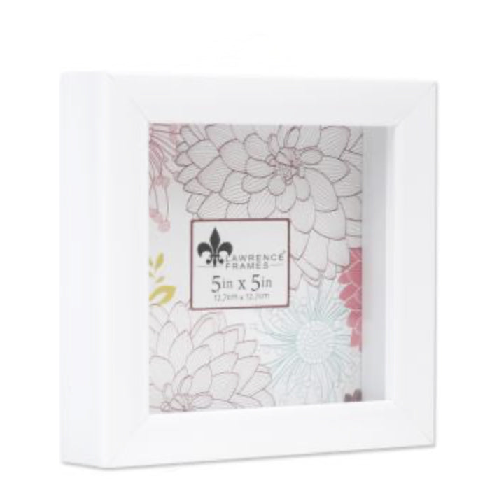 5 x 5 in. White Shadowbox Frame