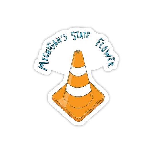 Michigan State Flower Sticker - Michigan Sticker