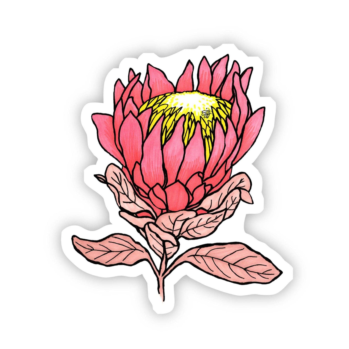 Blossoming Flower Sticker