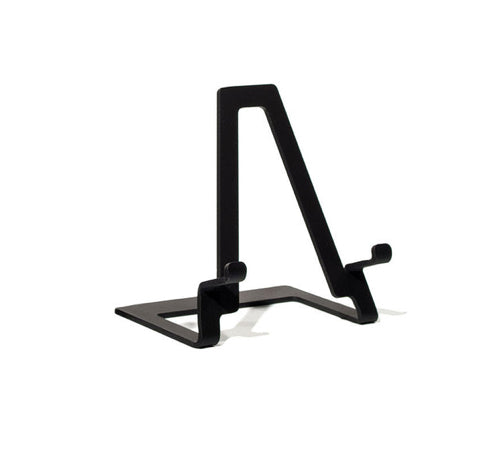 Locally made and fabricated from powder-coated steel, our easels feature durable and elegant single-piece construction.