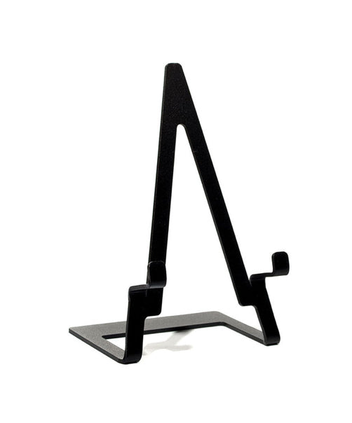 Locally made and fabricated from powder-coated steel, our easels feature durable and elegant single-piece construction.