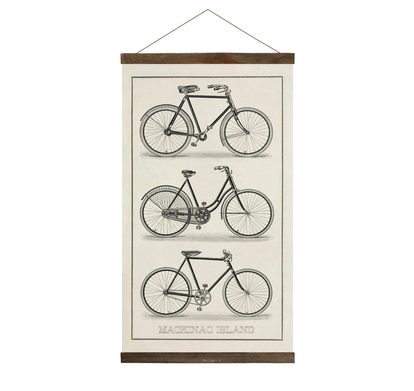 Three Bicycles w/ Frame