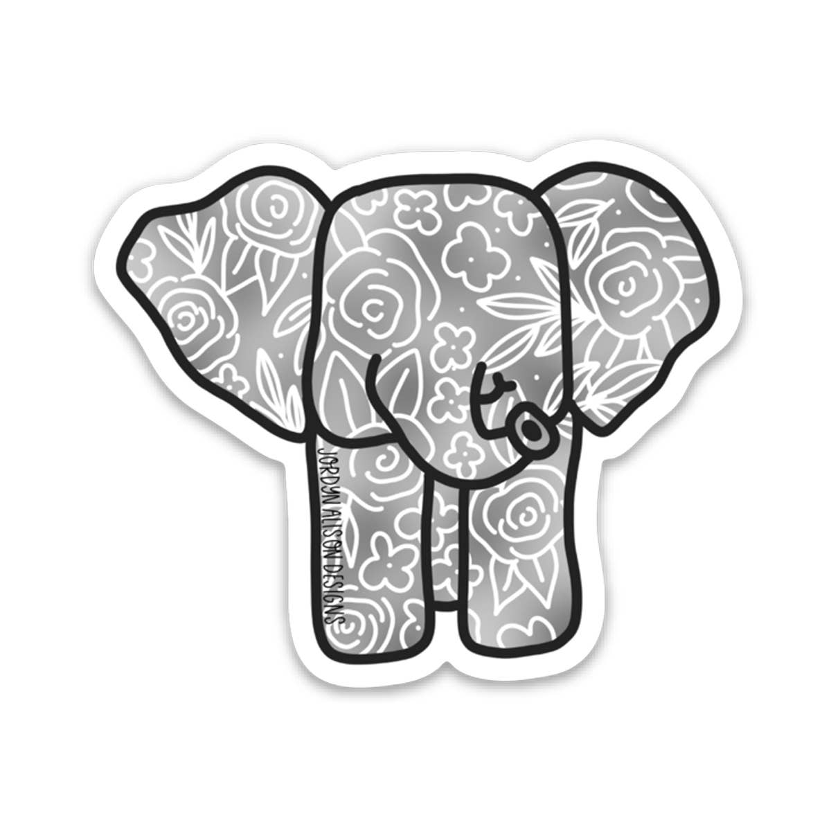 Elephant, Charity Vinyl Sticker