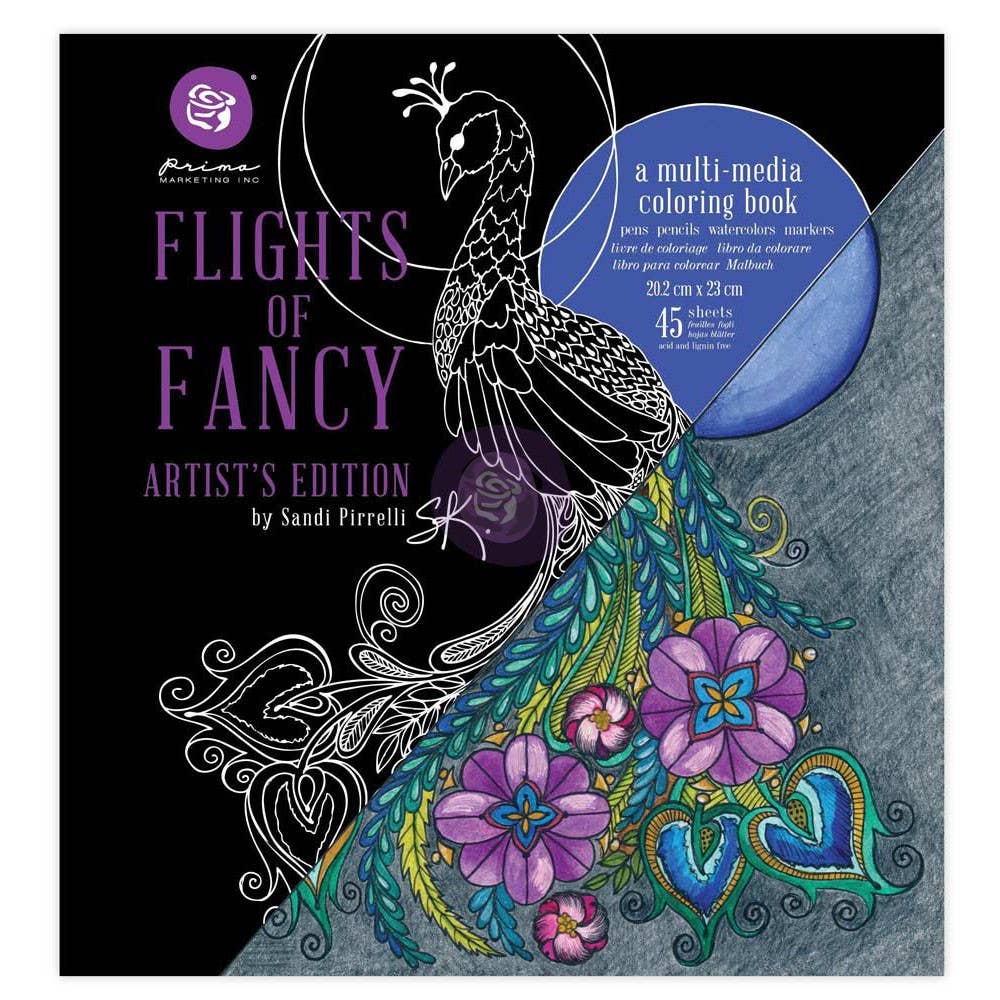 Flights of Fancy Coloring Book