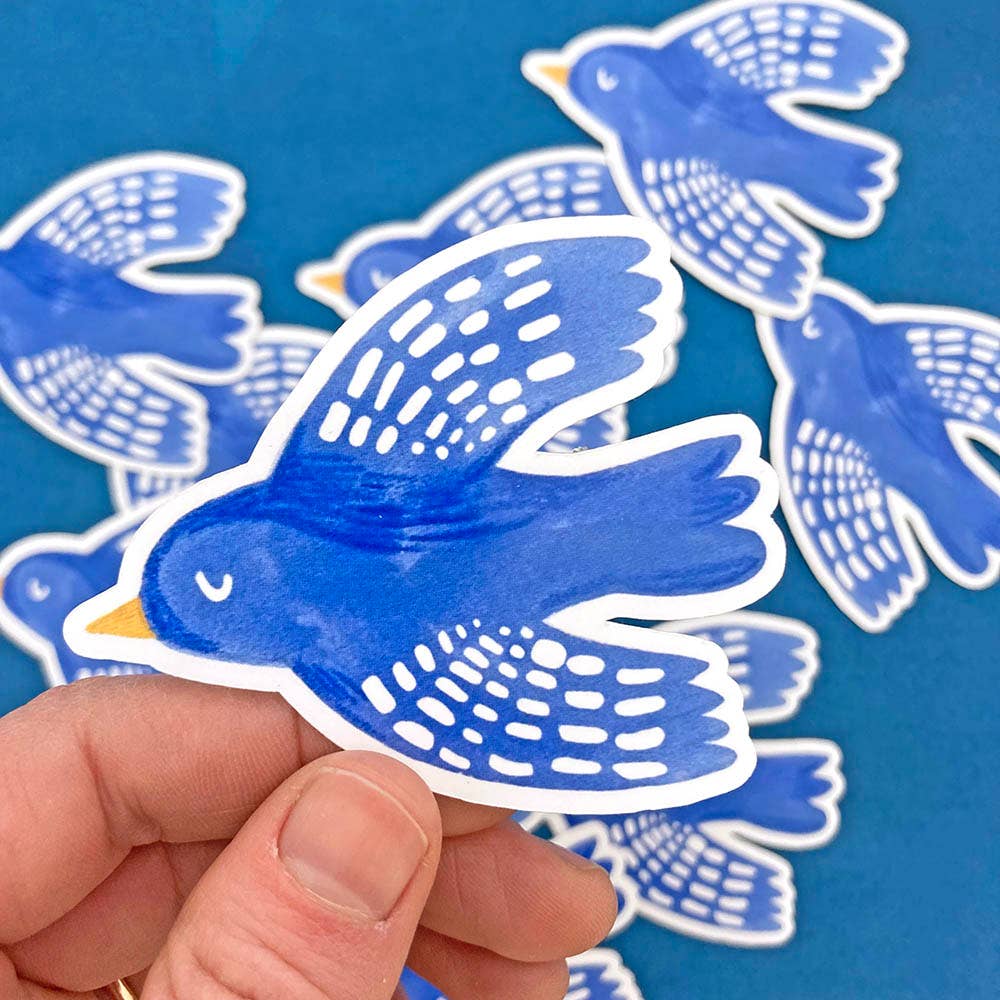 Bluebird sticker