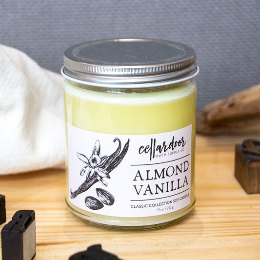 Almond Vanilla Soy Candle