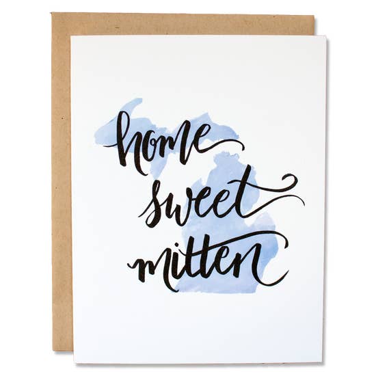 Home Sweet Mitten Greeting Card