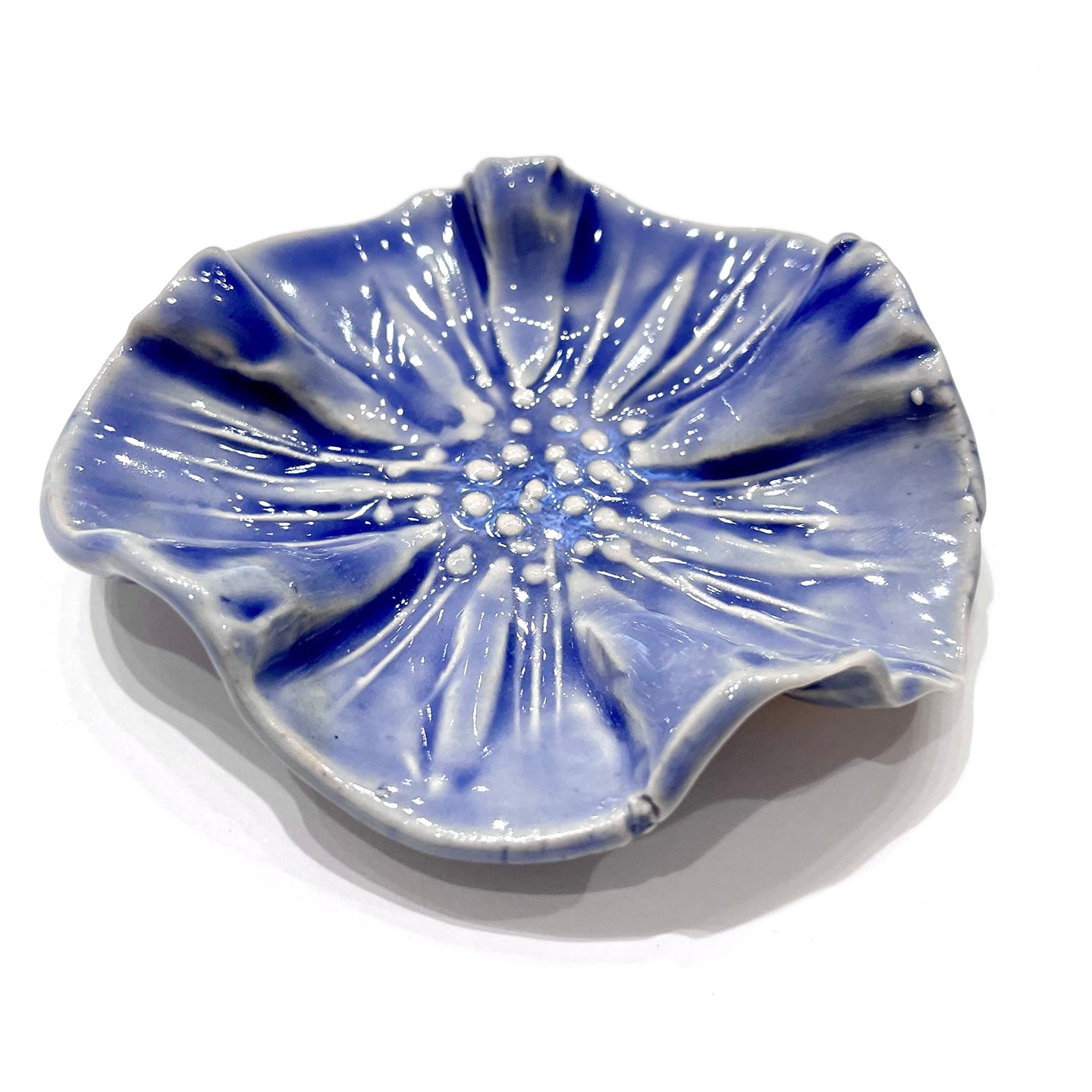 arabia ❀ blue flower * deep plate 深皿-