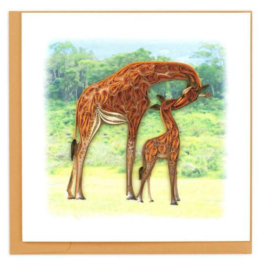 Quilled Giraffe Card