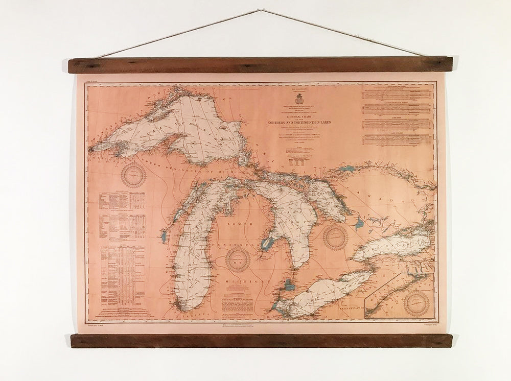 Great Lakes 1909 - map