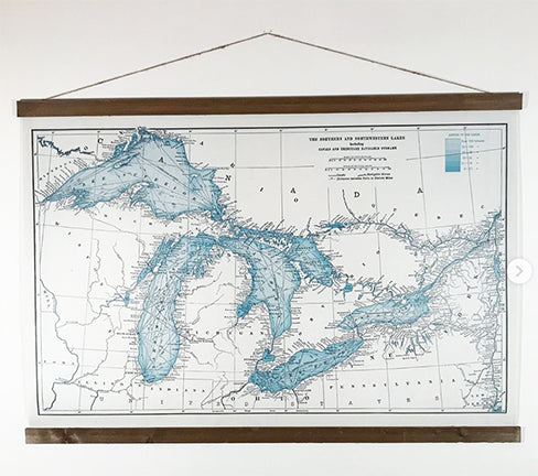 Great Lakes Blue - map