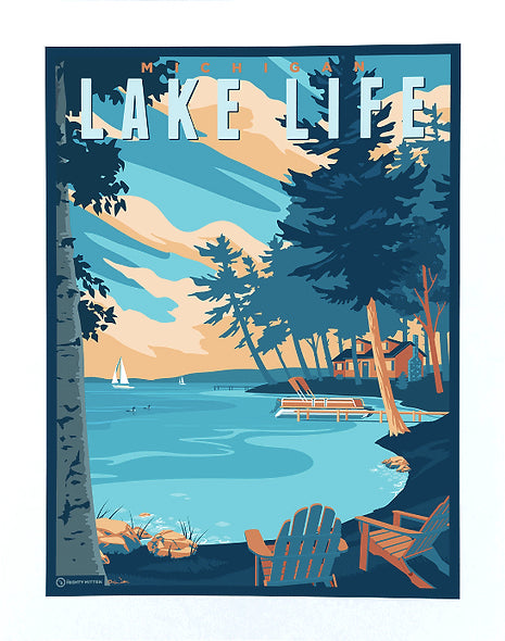 The Mighty Mitten Travel Posters 11 x 14"