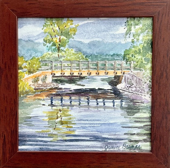 Mont Eagle Bridge – watercolor