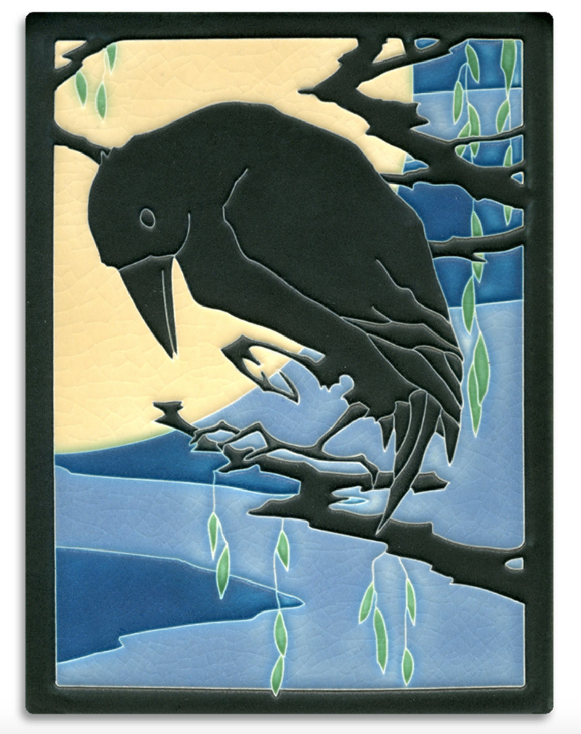 Raven – 8 x 8 art tile