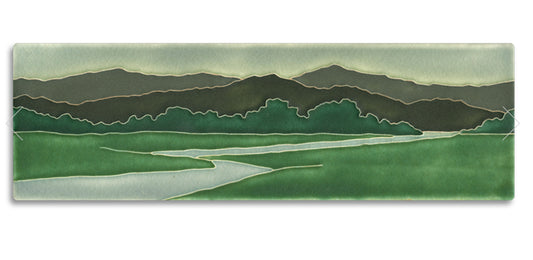 Riverscape – 4 x 12 art tile