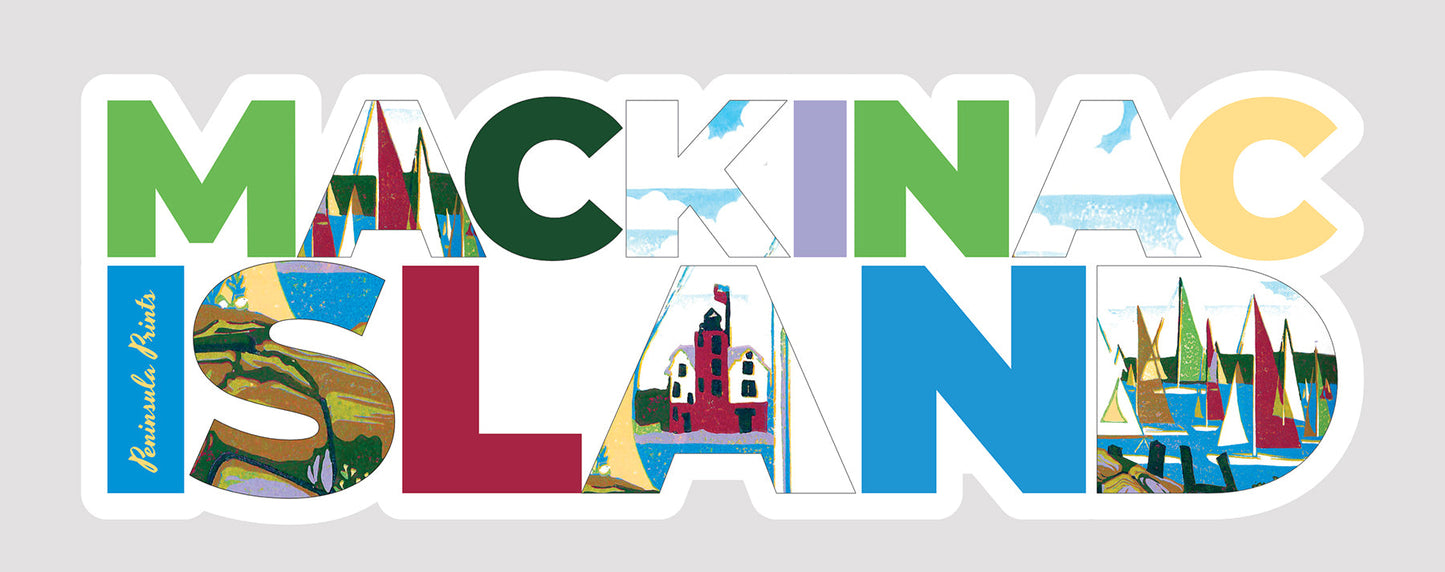 Mackinac Island Yacht Race Vinyl Sticker
