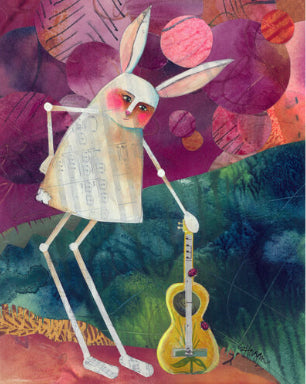 Music Rabbit - fine art print