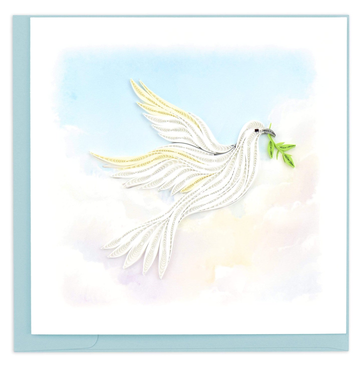 Quilled Peace Dove Card