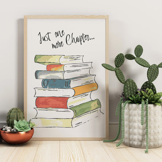 Just One More Chapter - Art Print