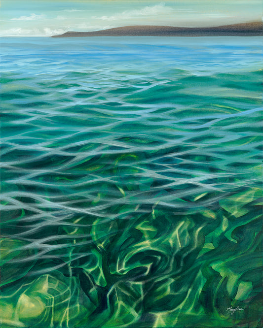 Clear Blue Water Fine Art Print