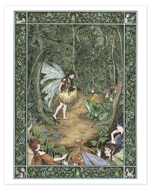 The Fairy and the Frog Illustration