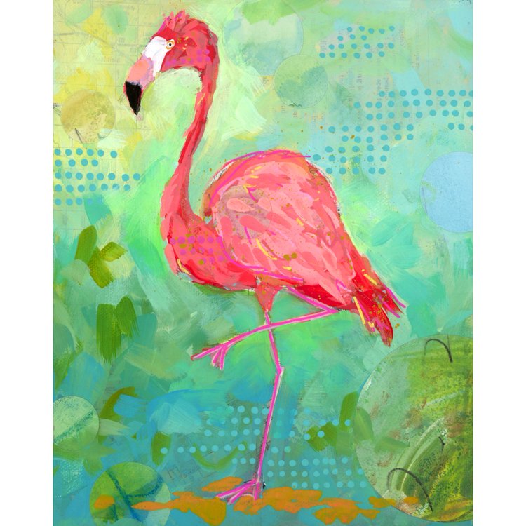 Flamingo Up - fine art print