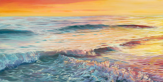 Golden Surf Fine Art Print