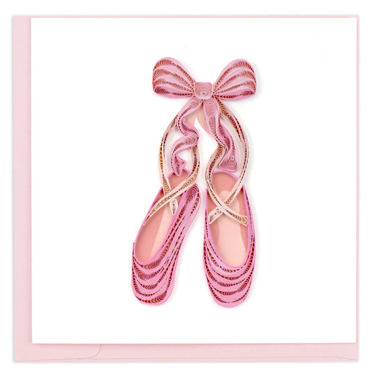 Quilled Ballet Slippers Card