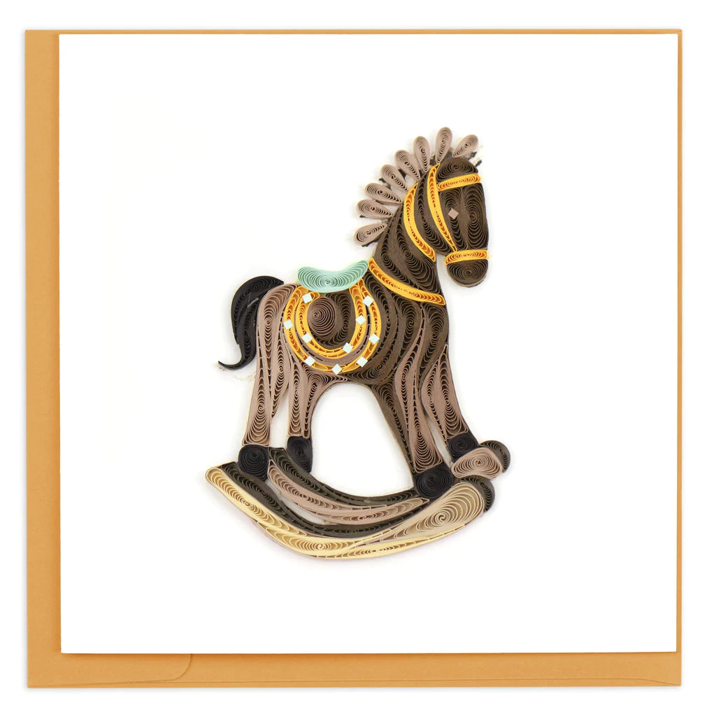Quilled Rocking Horse Card