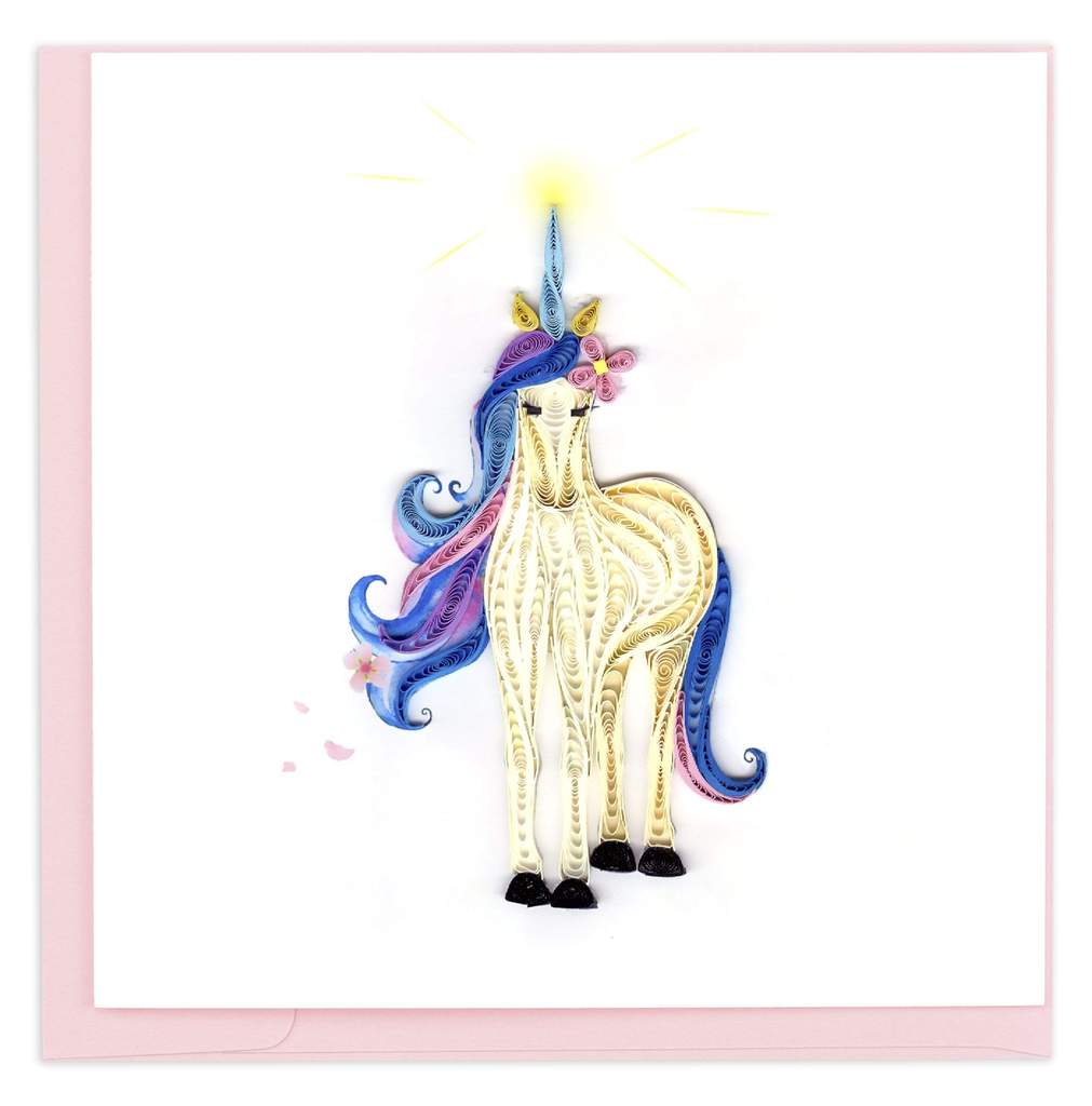 Quilled Unicorn Card