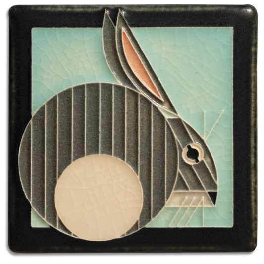 Hare – 4x4 art tile