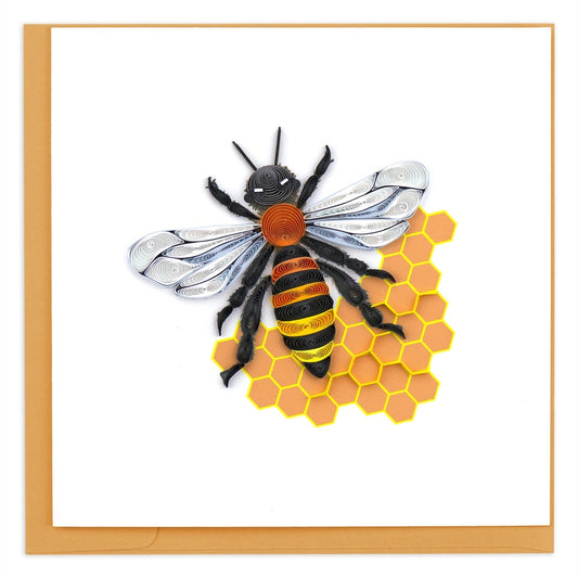 Quilled Honey Bee Gift Enclosure