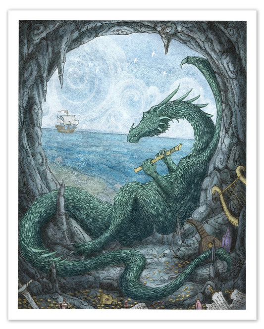 Puff the Magic Dragon Illustration